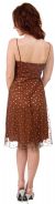 Empire Cut & Glittered Short Cocktail Dress back