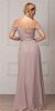 Spaghetti Straps Cold-shoulder Long Bridesmaid Dress back