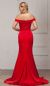 Off-The-Shoulder Formal Prom Dress back