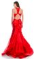 Halter Neck Ruffled Back Floor Length Prom Pageant Dress back