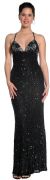 Main image of Swirled Design Bodice Formal Prom Dress