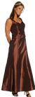 Main image of Embroidered Bodice V-Neck Formal Evening Dress