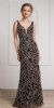 Main image of Decollete Neckline Geometric Prom Gown