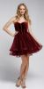 Main image of Strapless Short Babydoll Prom Dress