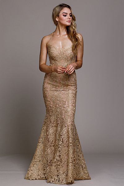 Embroidered Fitted Prom Dresses