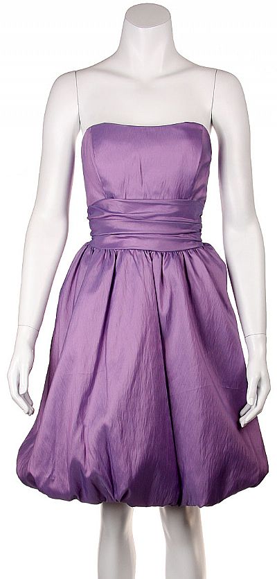 Strapless Bubble Party Dress p056